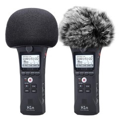 Microphone Windscreen, Furry Windscreen Muff Wind Cover + Foam Microphone Win…