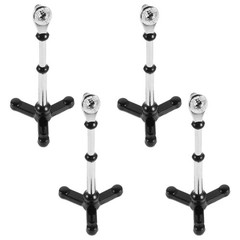 4pcs Tiny Simulation Props Microphones | Miniature Doll House Microphone