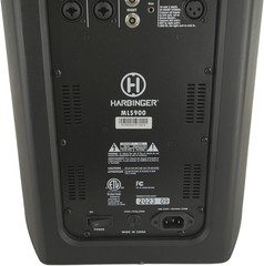 Harbinger MLS900 Active Personal Line Array PA System Black