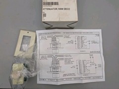 Lowell 100LVC Attenuators Wiring 100W 100V 70V 25V In Ceiling Volume Control