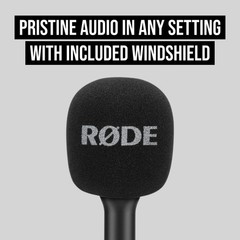 RØDE Interview GO Handheld Adaptor for 2.6 x x 10.2 inches, Black