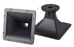(1) One 9″ x 9″ Square 1.5″ Bolt-On Horn For Assorted 1.5″ or 1.4″ Exit Driver
