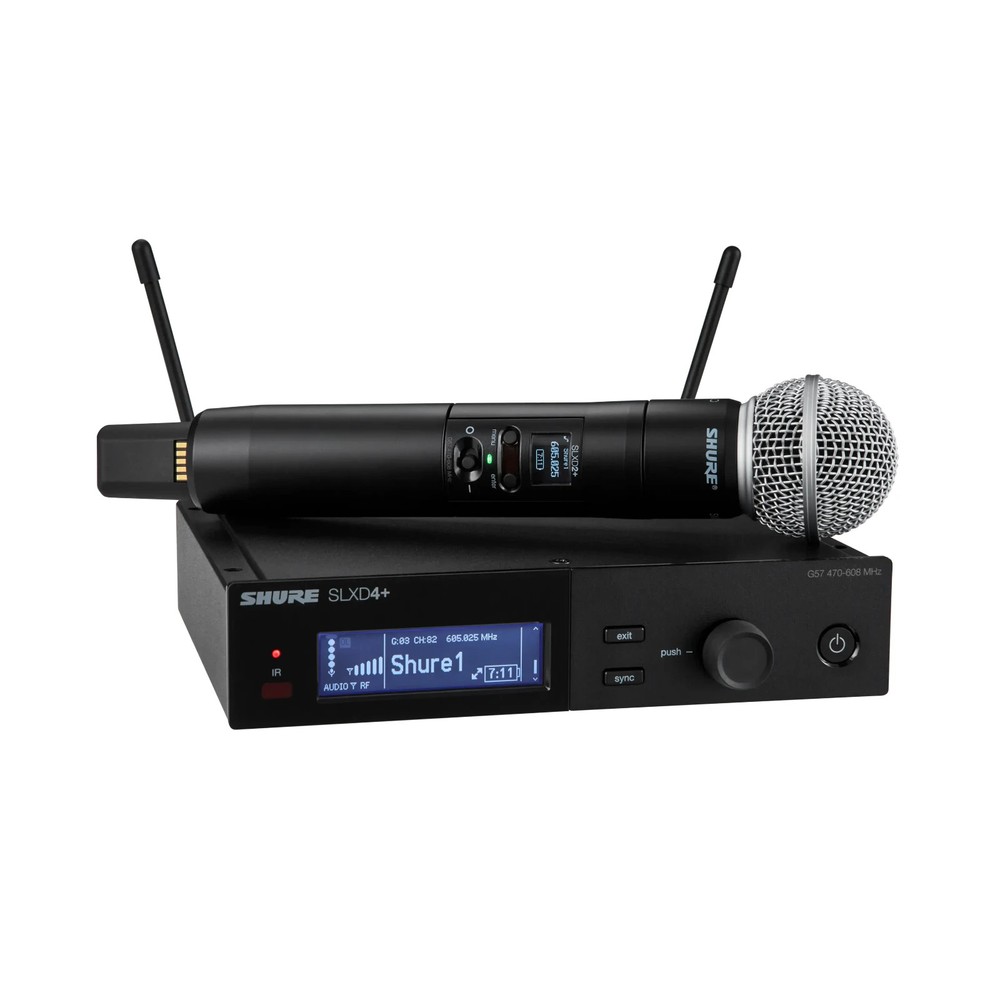 SLXD24+/58Digital Wireless Handheld System W/ SM58® Cardioid Dynamic Microphone