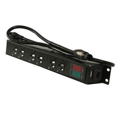 4 Prox Power Distribution Box True1 in/out to 6 Edison Female – 20A w/ V&A Meter
