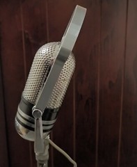 Custom Mic Flag for vintage mini RCA 77 clone microphone Calrad Argonne Fentone