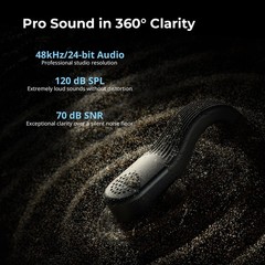 SmallRig Wireless Mic S70 (2 TX + 2 RX + Charging Case), USB-C and Black