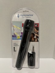 Singing Machine Wired Microphone for Karaoke, (Black)