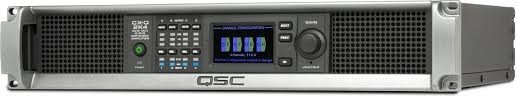 New QSC CX-Q2K4 Q-SYS 4-Channel Network Amplifier with Mic/Line Inputs, 2000W