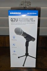 Samson Q2U Microphone Recording and Podcasting Pack (Micro USB B and XLR)