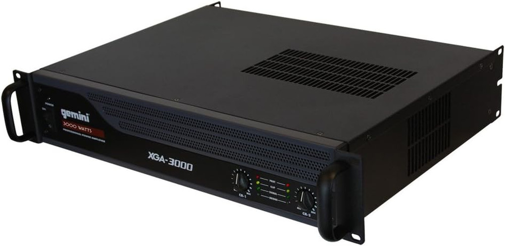 Professional 500W 2-Channel Power Amplifier – PA & DJ Power Amp with XLR/RCA Inp
