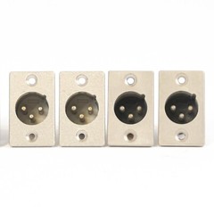 Premium 12-Pack XLR Connectors: The Ultimate Solution for Patch Bay and Cables
