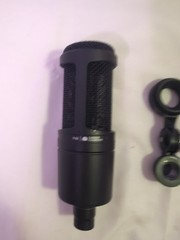 Audio-Technica AT2020 P48 Cardioid Condenser Studio XLR Microphone As-Is