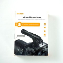 [Unused] Mamen Mic-07 Pro Vlogging Video On Camera Microphone DSLR Smartphone