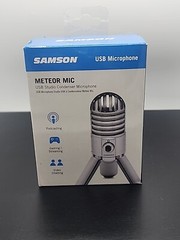 Samson Meteor Mic USB Studio Condenser Microphone For Home Recordings Podcasting