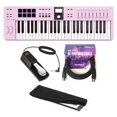 Arturia KeyLab Essential MK3 49-Key Bundle w/ Sustain Pedal MIDI Cable Cover