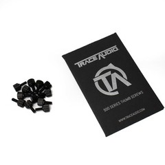 Trace Audio 500 Series Thumb Screws 12 Pack Metric M3 Threads Black