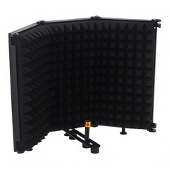 Microphone Isolation Shield for Recording Studio Wind Screen Foldable 3/8″,5/8″