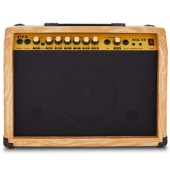 LyxPro 40 Watt Electric Guitar Amplifier | Solid State 40 Watt, Natural