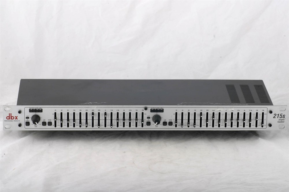 dbx 215s Dual Channel 15-Band Equalizer XLR and TRS IN/OUT