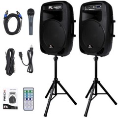 Proreck Dance 15 15in 2000 Watt 2-Way PA Bluetooth Speaker System