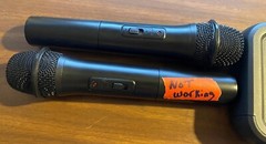 Pyle PDWM2135 Wireless Microphone System w/ Two Handheld Mic **See Details**
