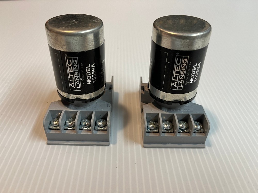 (2) Altec Lansing (Peerless?) / 15356A Line transformers w/9522 base