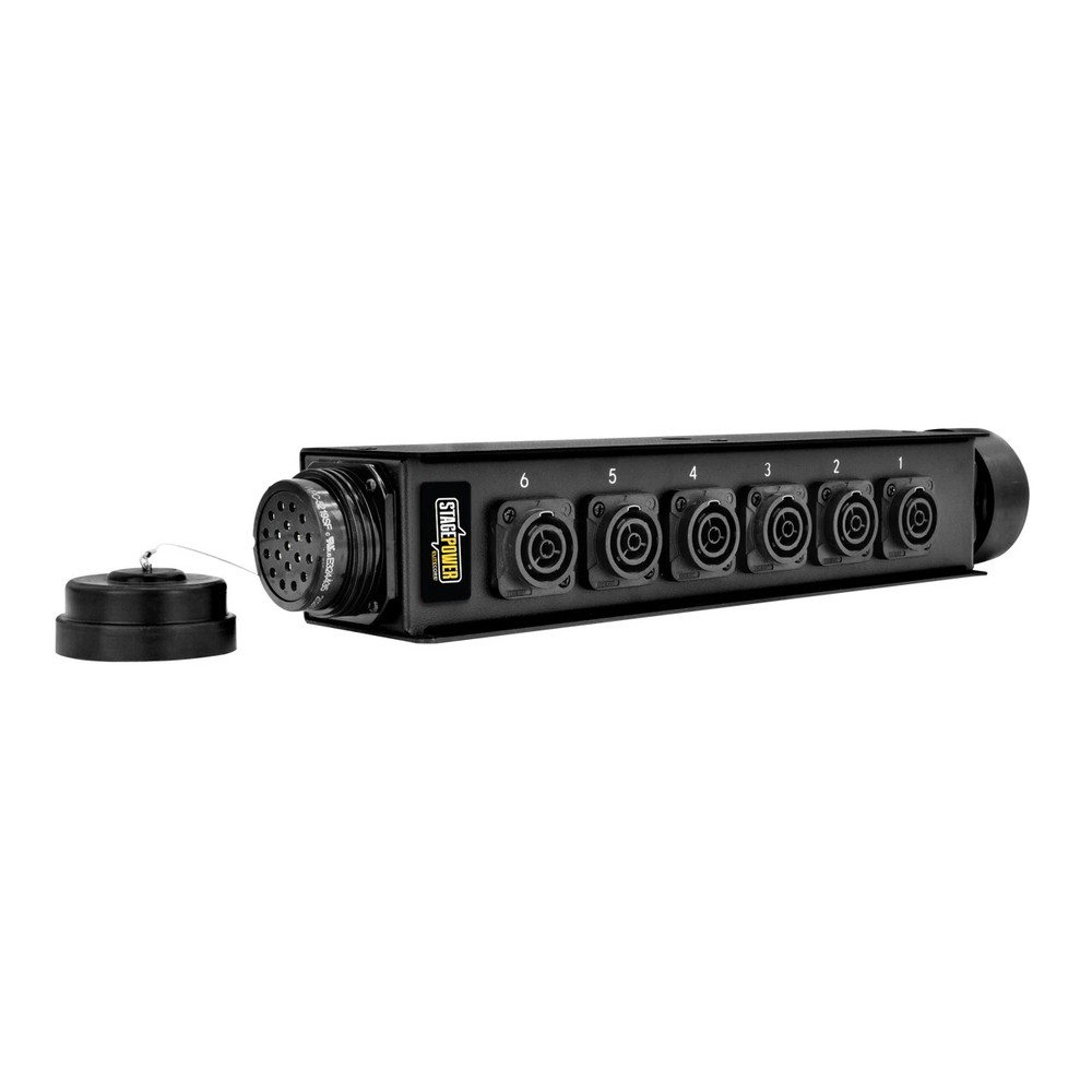 Soco 19pin Pass Thru Male -Female Outlet Power Distribution 6 True1 Female