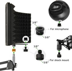 Ultimate Microphone Isolation Shield with Lifetime & Easy Installation