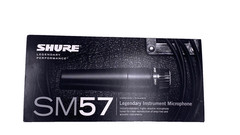 Shure SM57 Dynamic Instrument Microphone – New in Original Box w/ Case