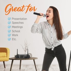 Premier Series 2-Channel UHF Wireless Handheld Microphone System