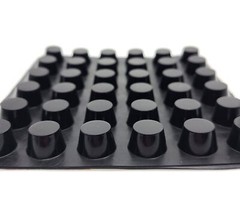 5/8″ Wide Round Rubber Stick on Feet 1/2″ Thick 3M Adhesive Backing Bumper Pads