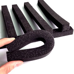 4 Pack Acoustic Wedge Studio Soundproofing Foam Corner Block Bass Trap 24″x3″x3″