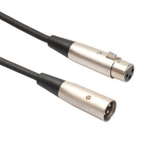 Premium XLR Male to Female All Sizes Microphone Cable Balanced 3 Pin Pro Grade