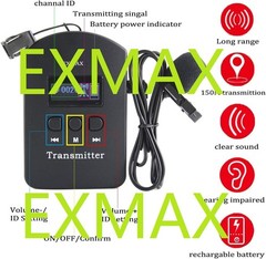 EXMAX EXD-101 2.4G Wireless Tour Guide Monitoring System for Translation Trip