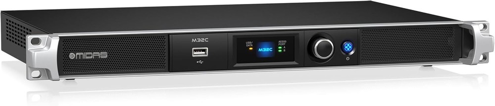 Midas M32C Digital Rack Mixer 40 Input 25 Bus Compact Stage Box for Live Install
