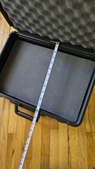 Hard Plastic Carrying Case 16×12 Black Tool Equipment Protective Storage Box