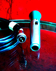 Vintage 1960’s 2 pin microphone cable Switchcraft Amphenol old Shure 430 533 # 7