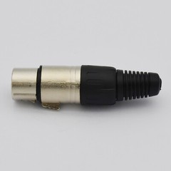 XLR Connector End – Female 3 Pin Microphone Plug for Audio and Video Equipment