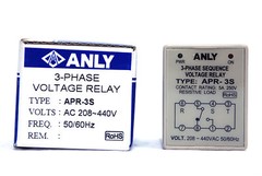 12pc 3-Phase Sequency Voltage Relay APR-3S AC208~440V 5/60Hz ANLY Taiwan