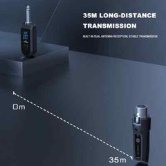 UHF Wireless Microphone Converter XLR Transmitter and Receiver Microphone System