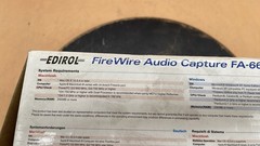 Edirol FA-66 FireWire Audio Interface 6 In 6 Out Recording Capture Device