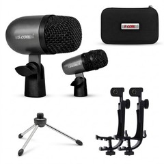 5 Core Tabla Mic Indian Instrument Microphone Set for Bayan & Dayan Dholak Mic