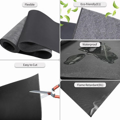 Troystudio Mass Loaded Vinyl Sound Proof Barrier, 1 Lb/Sqft, 1 X 8 Feet MLV Insu