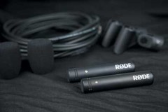 Rode M5 Matched Pair Condenser Mics w/ XLR Cables & Headphones