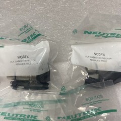 Neutrik NC3FX And Nc3MX 3 Pin Female XLR Nickel Mic Cable Connectors