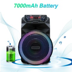 4500W Portable Bluetooth Party Speaker 18″ Subwoofer Heavy Bass Sound System DJ