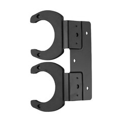 Minimalist Black Wall Mount for For wireless Mic Stand Blend with Any Decor