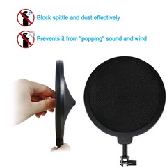 Bluebird Shock Mount with Pop Filter, Windscreen and Shockmount to Reduce Vib…