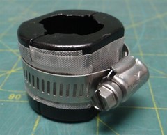 Ferrite Core 1/2″ Cord Noise Suppressor with Hose Clamp Eliminates AC Noise
