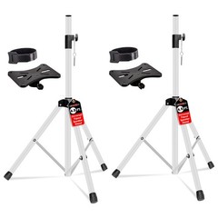 5Core Speaker Stand Pair Adjustable Tripod 54 Inch 132 lbs Capacity 35mm Mount